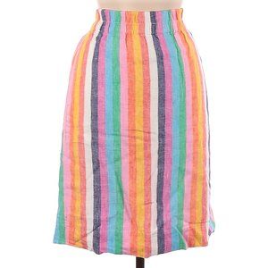 J. Crew Multicolor Striped Skirt